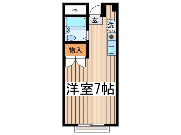 エルム高幡Ｂ棟の物件間取画像